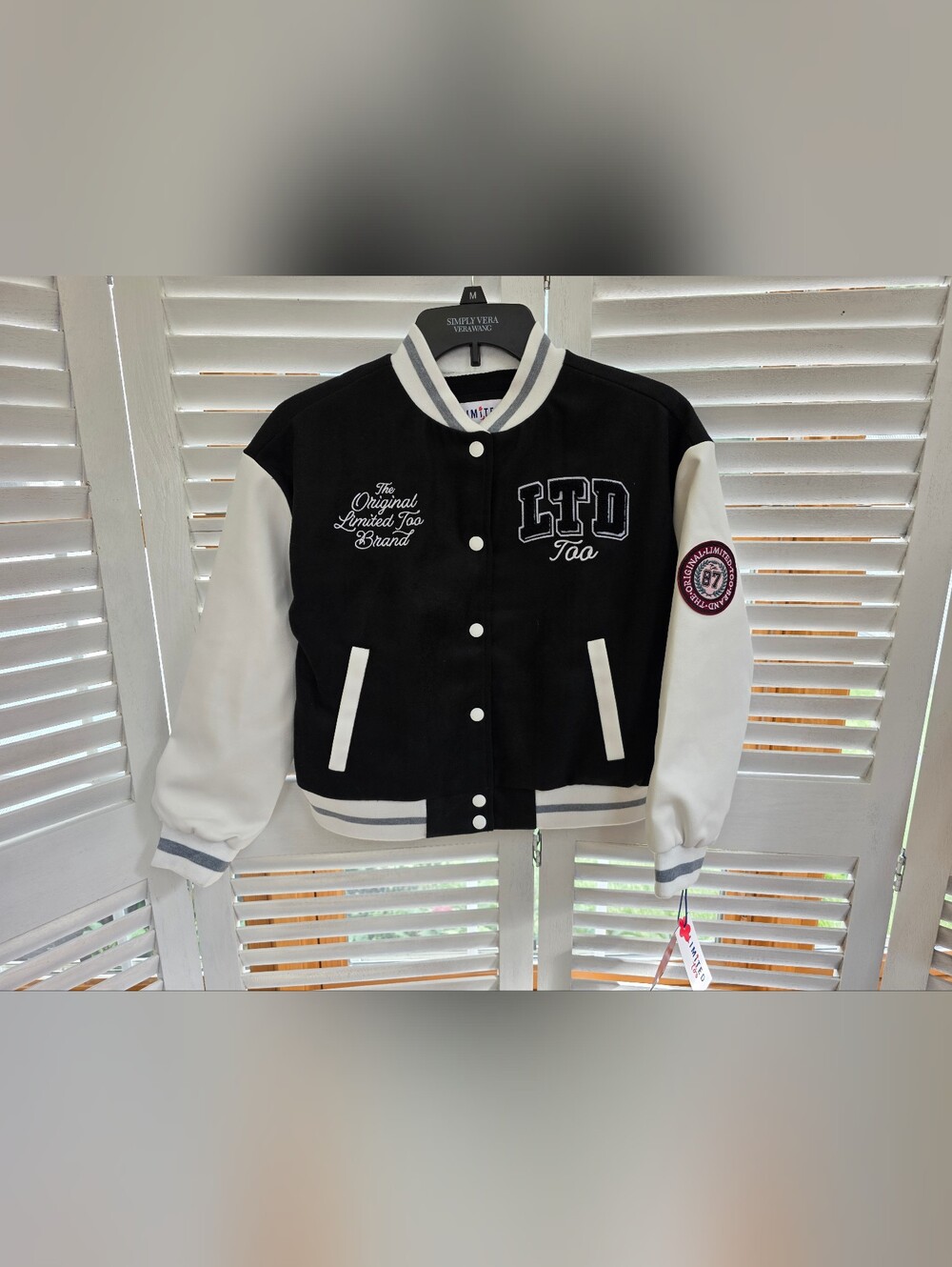 Limited Too Varsity Style Jacket Girl's Size M (10)